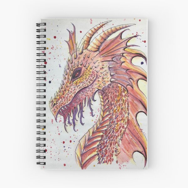 Item preview, Red Dragon Watercolor  designed and sold by ImpPrintsArt.