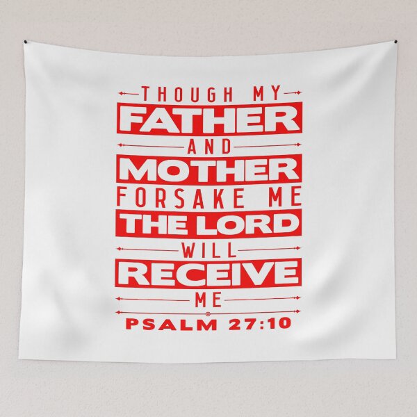 Item preview, Psalm 27:10 The Lord Will Receive Me designed and sold by plushism.