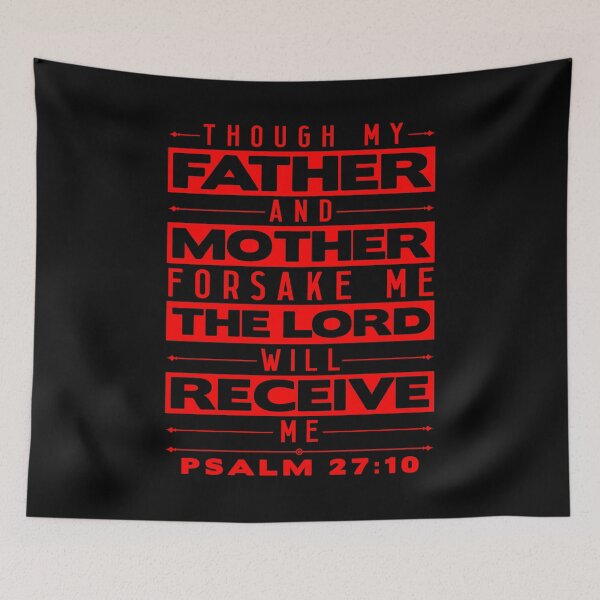 Item preview, Psalm 27:10 The Lord Will Receive Me designed and sold by plushism.