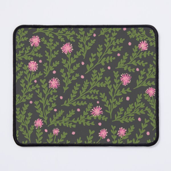 Item preview, Mimosa pattern with dark background. designed and sold by FlowerGirlinHat.