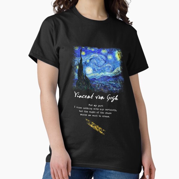 Item preview, Vincent Van Gogh "Starry Night", Poem / Quote, Signature. designed and sold by STYLESYNDIKAT.