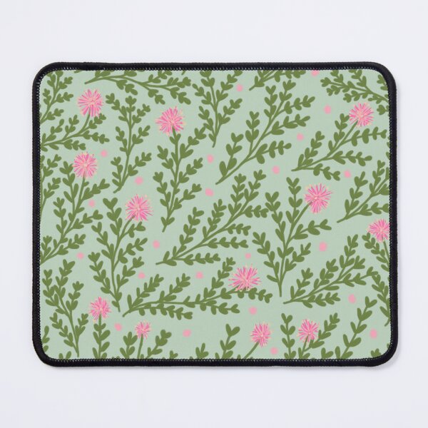 Item preview, Elegant Mimosa pattern with mint background. designed and sold by FlowerGirlinHat.