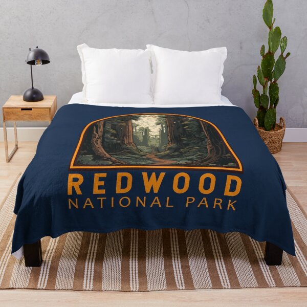 Item preview, Redwood National Park Illustration Trail Emblem designed and sold by KrisSidDesigns.