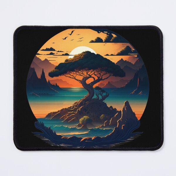 Item preview, Tree In Sunset designed and sold by Seljomoon.
