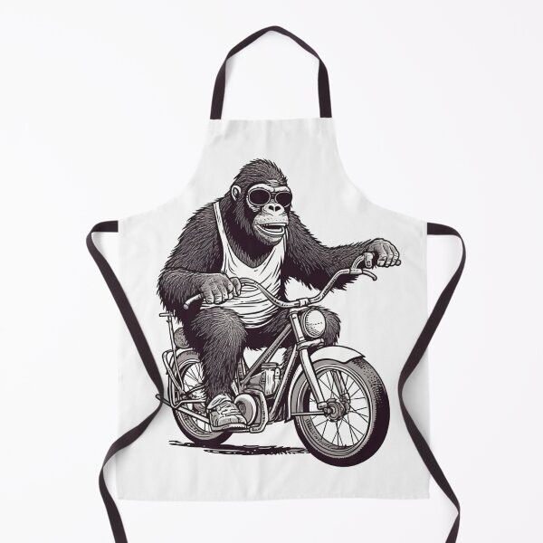 Item preview, Monkey on Bike designed and sold by TilesHQ.