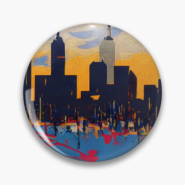 Item preview, Skyline in the style of famous art No. 65 designed and sold by CRAFTER-MEDIA.