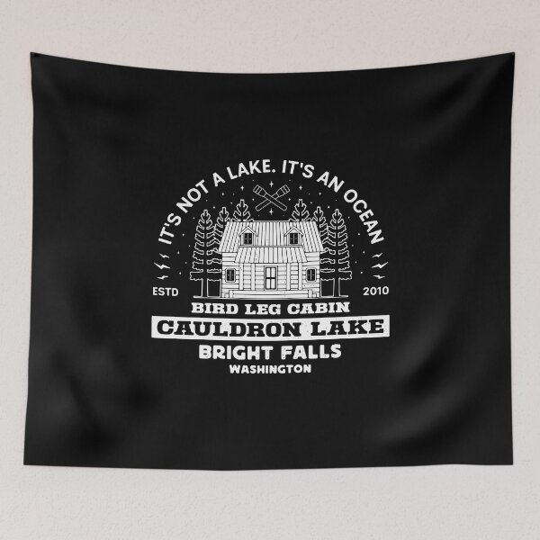 Item preview, Cauldron Lake Cabin Emblem designed and sold by Lagelantee.