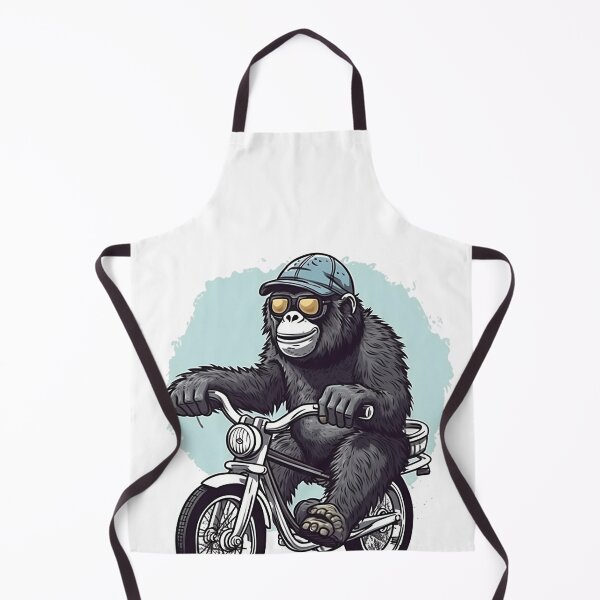 Item preview, Monkey on Bike designed and sold by TilesHQ.