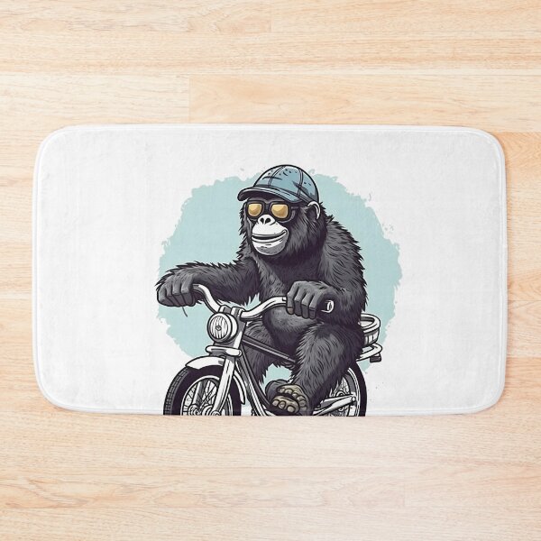Item preview, Monkey on Bike designed and sold by TilesHQ.