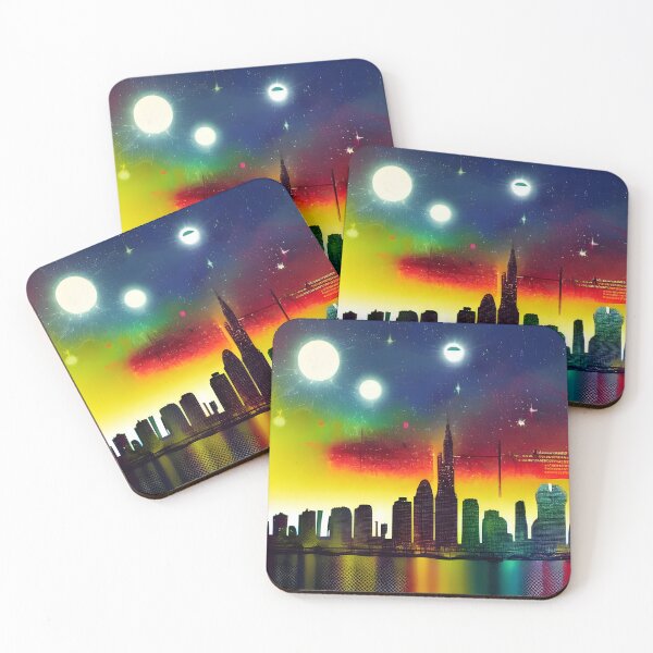 Item preview, Skyline in the style of famous art No. 63 designed and sold by CRAFTER-MEDIA.