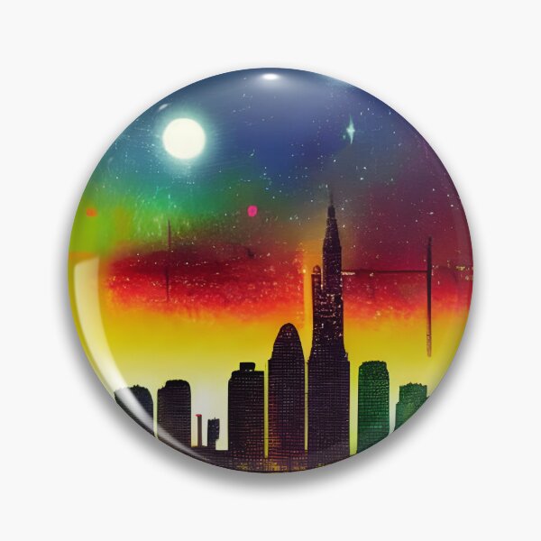 Item preview, Skyline in the style of famous art No. 63 designed and sold by CRAFTER-MEDIA.