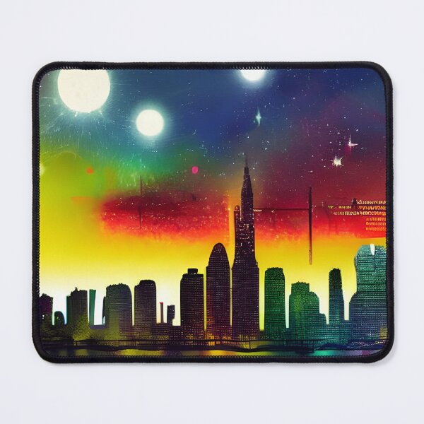 Item preview, Skyline in the style of famous art No. 63 designed and sold by CRAFTER-MEDIA.
