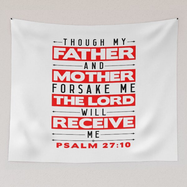 Item preview, Psalm 27:10 The Lord Will Receive Me designed and sold by plushism.