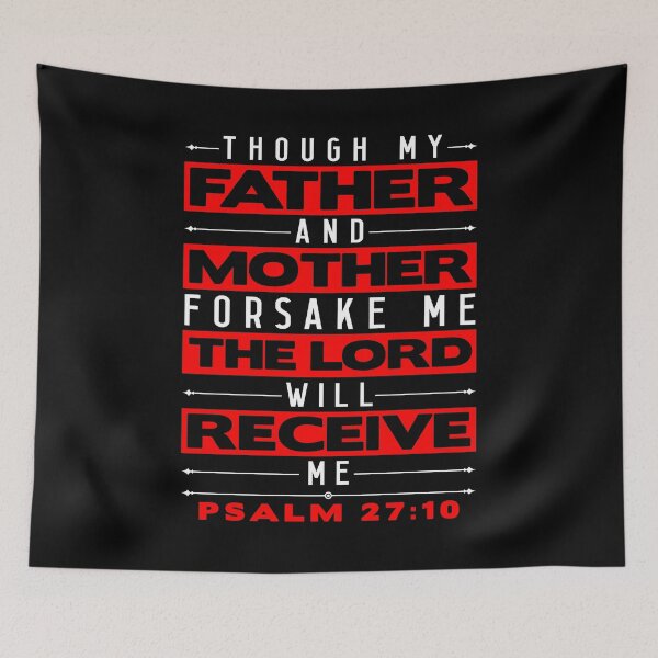 Item preview, Psalm 27:10 The Lord Will Receive Me designed and sold by plushism.