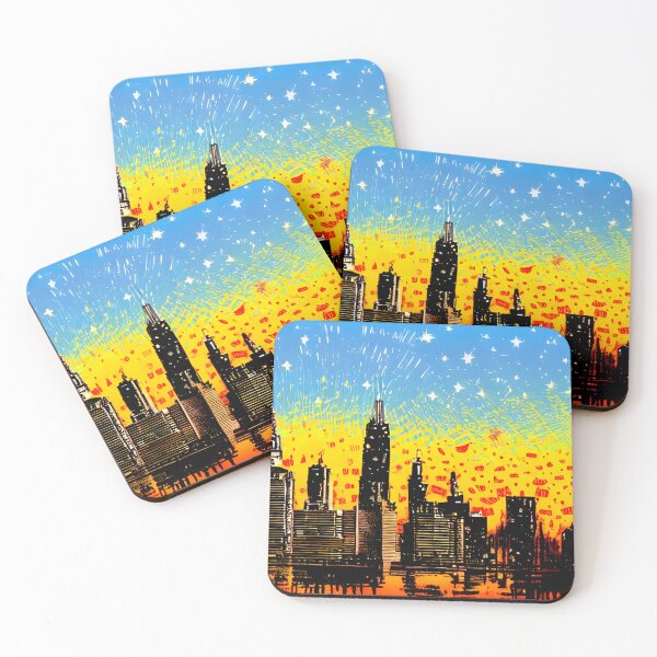 Item preview, Skyline in the style of famous art No. 62 designed and sold by CRAFTER-MEDIA.