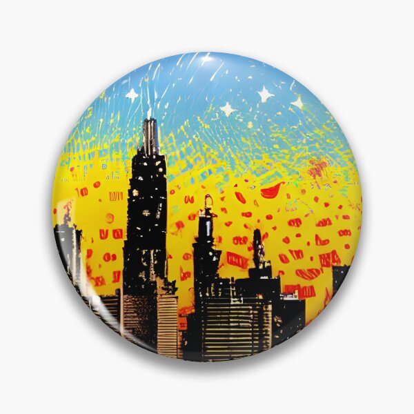 Item preview, Skyline in the style of famous art No. 62 designed and sold by CRAFTER-MEDIA.