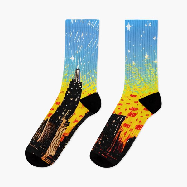 Artikelvorschau, Skyline in the style of famous art. entworfen und verkauft von CRAFTER-MEDIA.
