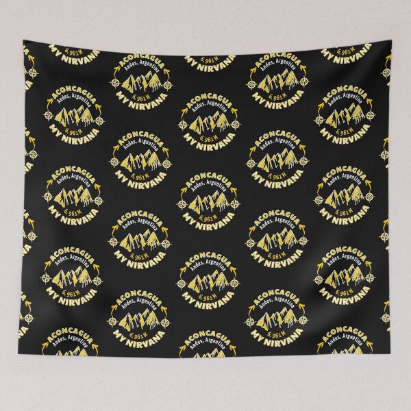 Item preview, Aconcagua "My Nirvana" mountain design designed and sold by LaylaEvans1.