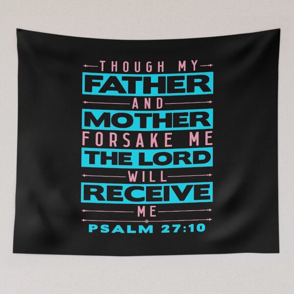 Item preview, Psalm 27:10 The Lord Will Receive Me designed and sold by plushism.