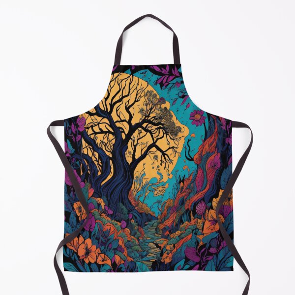 Item preview, Psychedelic Trippy Forest designed and sold by shadowartsss.
