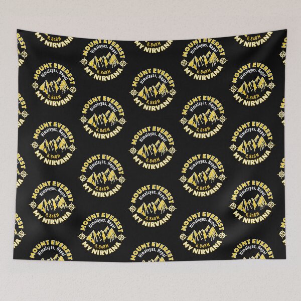 Item preview, Mount Everest "My Nirvana" mountain design designed and sold by LaylaEvans1.