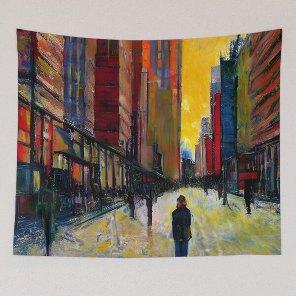 Item preview, Skyline in the style of famous art No. 61 designed and sold by CRAFTER-MEDIA.