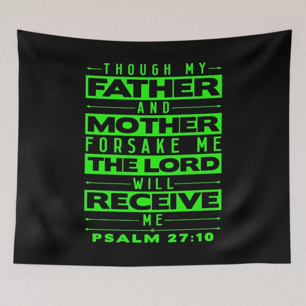 Item preview, Psalm 27:10 The Lord Will Receive Me designed and sold by plushism.