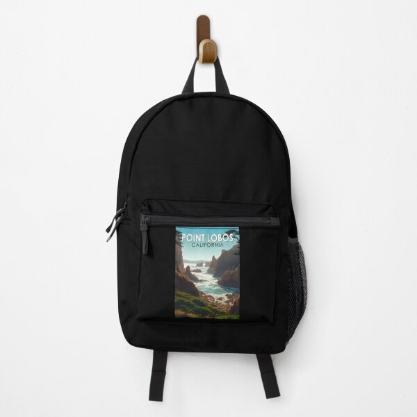 Vista previa del artículo con la obra «Point Lobos California Viajes Arte Vintage», diseñado y vendido por KrisSidDesigns.