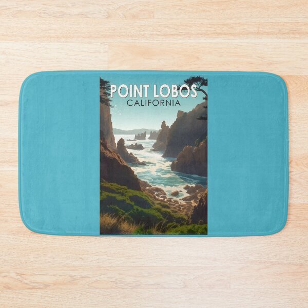 Item preview, Point Lobos California Travel Art Vintage designed and sold by KrisSidDesigns.