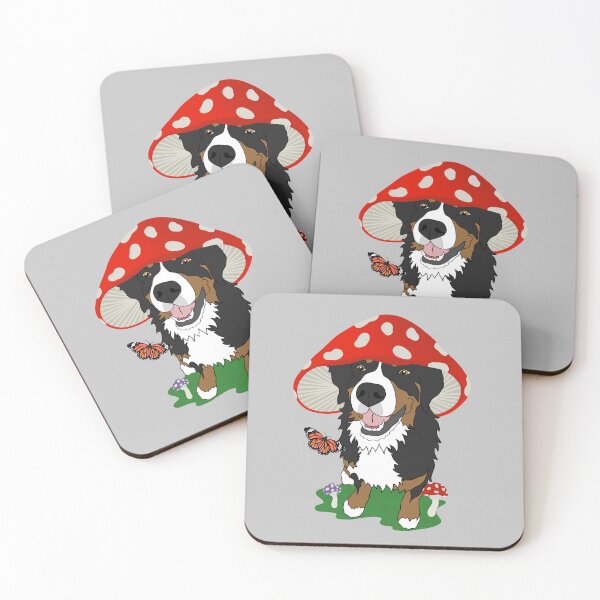 Item preview, Cute Bernese Mountain Dog Mushroom  designed and sold by KantstandyaC.