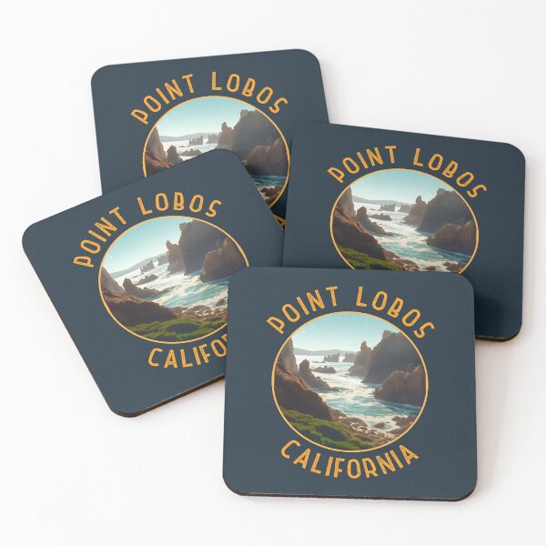 Item preview, Point Lobos California Distressed Circle designed and sold by KrisSidDesigns.