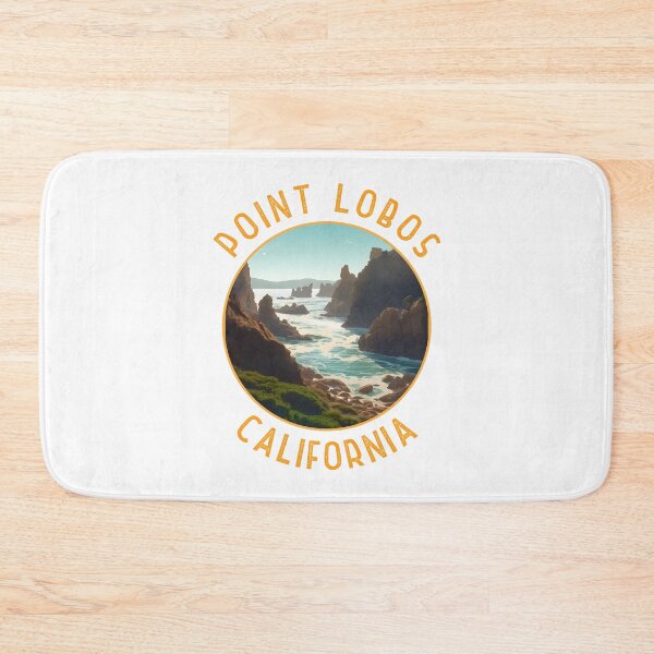 Item preview, Point Lobos California Distressed Circle designed and sold by KrisSidDesigns.