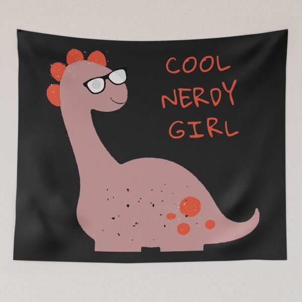 Item preview, Cool Nerdy Girl - Geeky Girl designed and sold by The Red Nox.