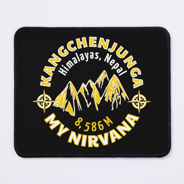 Item preview, Kangchenjunga "My Nirvana" mountain design designed and sold by LaylaEvans1.