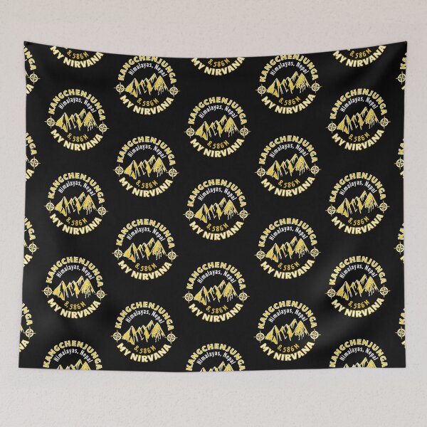 Item preview, Kangchenjunga "My Nirvana" mountain design designed and sold by LaylaEvans1.