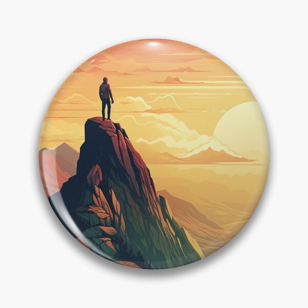 Item preview, The Lone Hiker designed and sold by AnimeGearHub.
