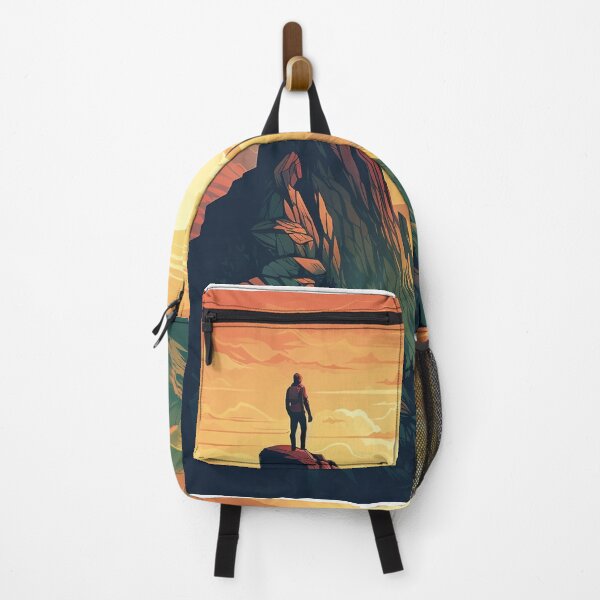 Item preview, The Lone Hiker designed and sold by AnimeGearHub.