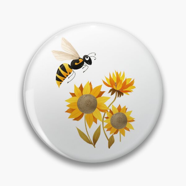 Item preview, Sunflowers and bees pattern designed and sold by anastasiia-khy.