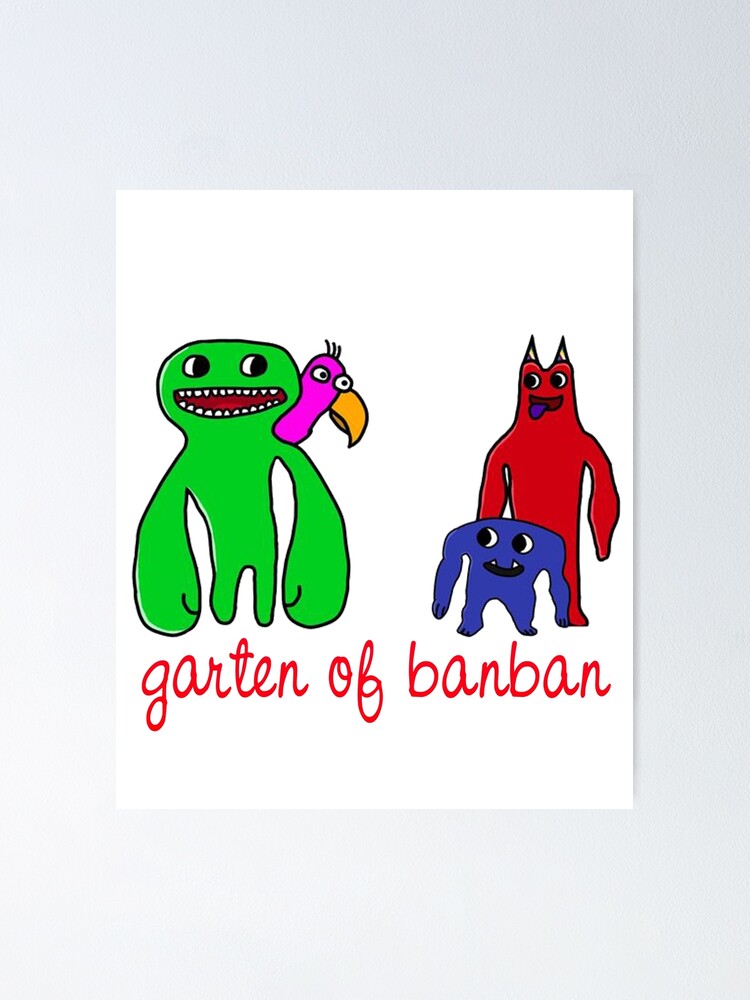 Garten of Banban updated characters  Poster for Sale by