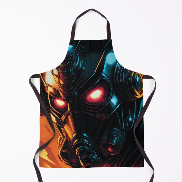 Item preview, Glowing Red-Eyed Comic Book Villain designed and sold by ByteyCreatives.