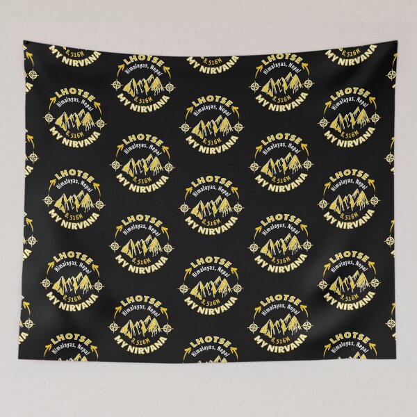 Item preview, Lhotse "My Nirvana" mountain design designed and sold by LaylaEvans1.