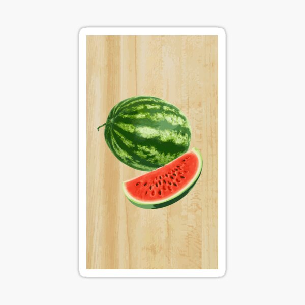 Summertime Delight: The Refreshing Sweetness of a Watermelon Sticker