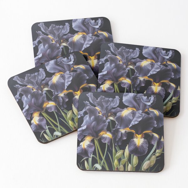 Item preview, Black Irises  designed and sold by Vanover Designs.