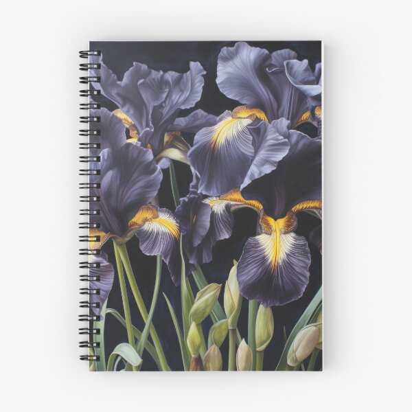 Item preview, Black Irises  designed and sold by Vanover Designs.