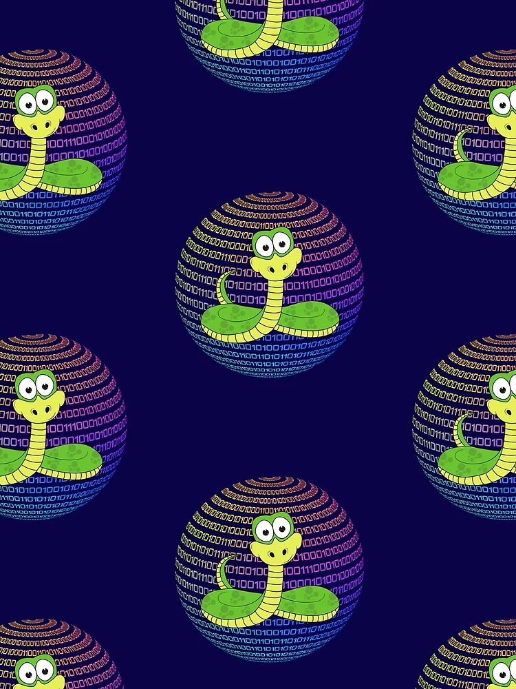 Thumbnail 3 of 3, Scarf, Python and binary code designed and sold by ramazis.