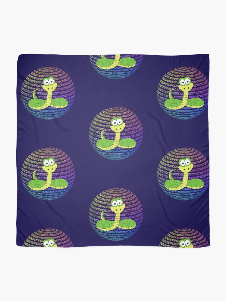 Thumbnail 2 of 3, Scarf, Python and binary code designed and sold by ramazis.
