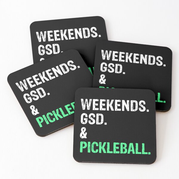 Item preview, Fines de semana GSD y Pickleball Funny Dog Gift designed and sold by Guarddogdrive.