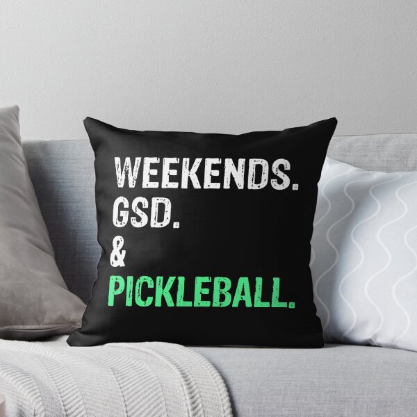 Item preview, Weekends GSD and Pickleball Funny Dog Gift  designed and sold by Guarddogdrive.