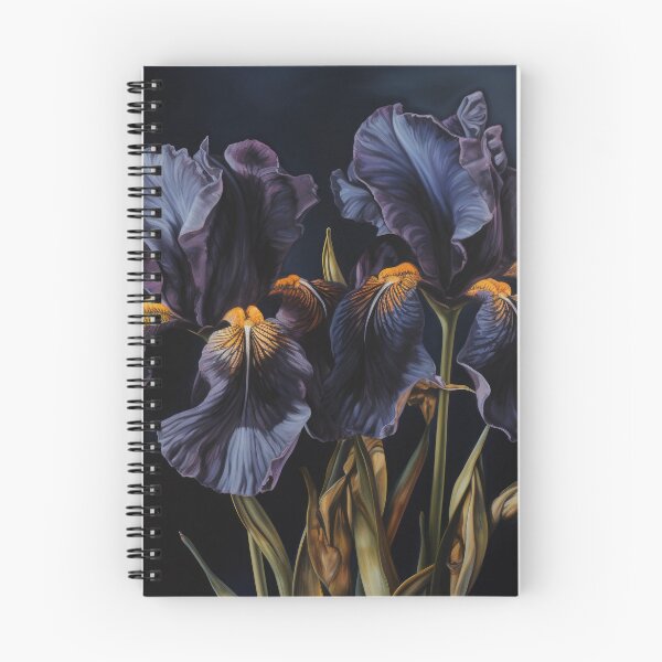 Item preview, Black Irises  designed and sold by Vanover Designs.
