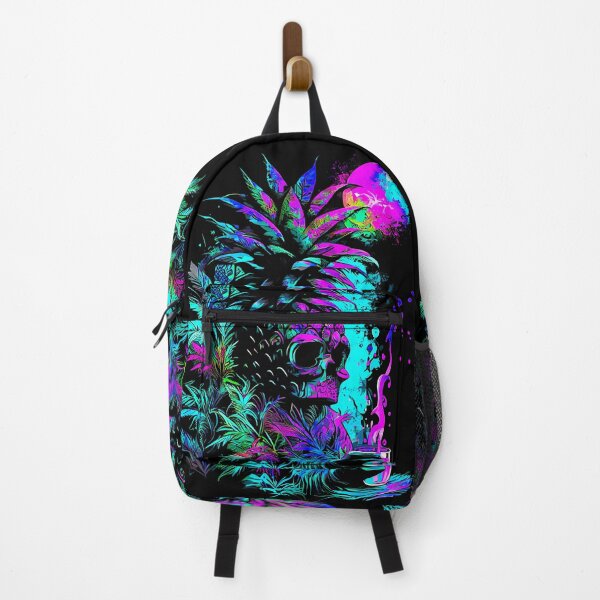 Item preview, Trippy Tiki Pineapple Skull under the Moonlight designed and sold by MindWave THC.